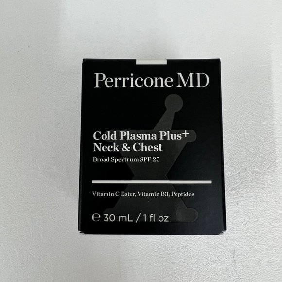 Perricone MD Cold Plasma + Neck & Chest Broad Spectrum SPF 25 (1.0 fl. oz.) SEAL - Picture 1 of 6